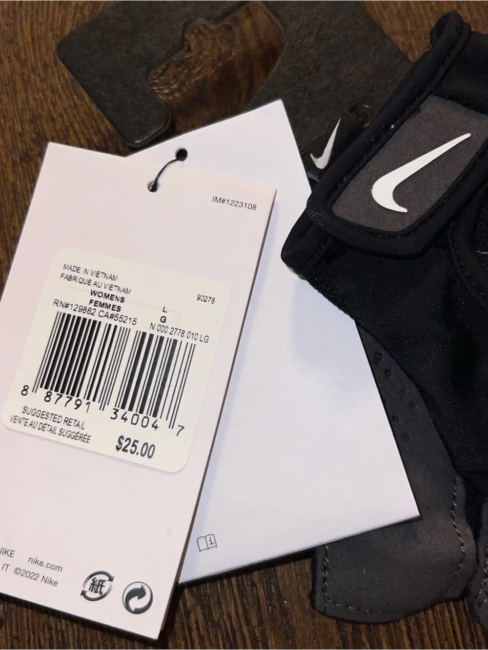 Nike Ultimate Weightlifting Gloves Nike Large Women